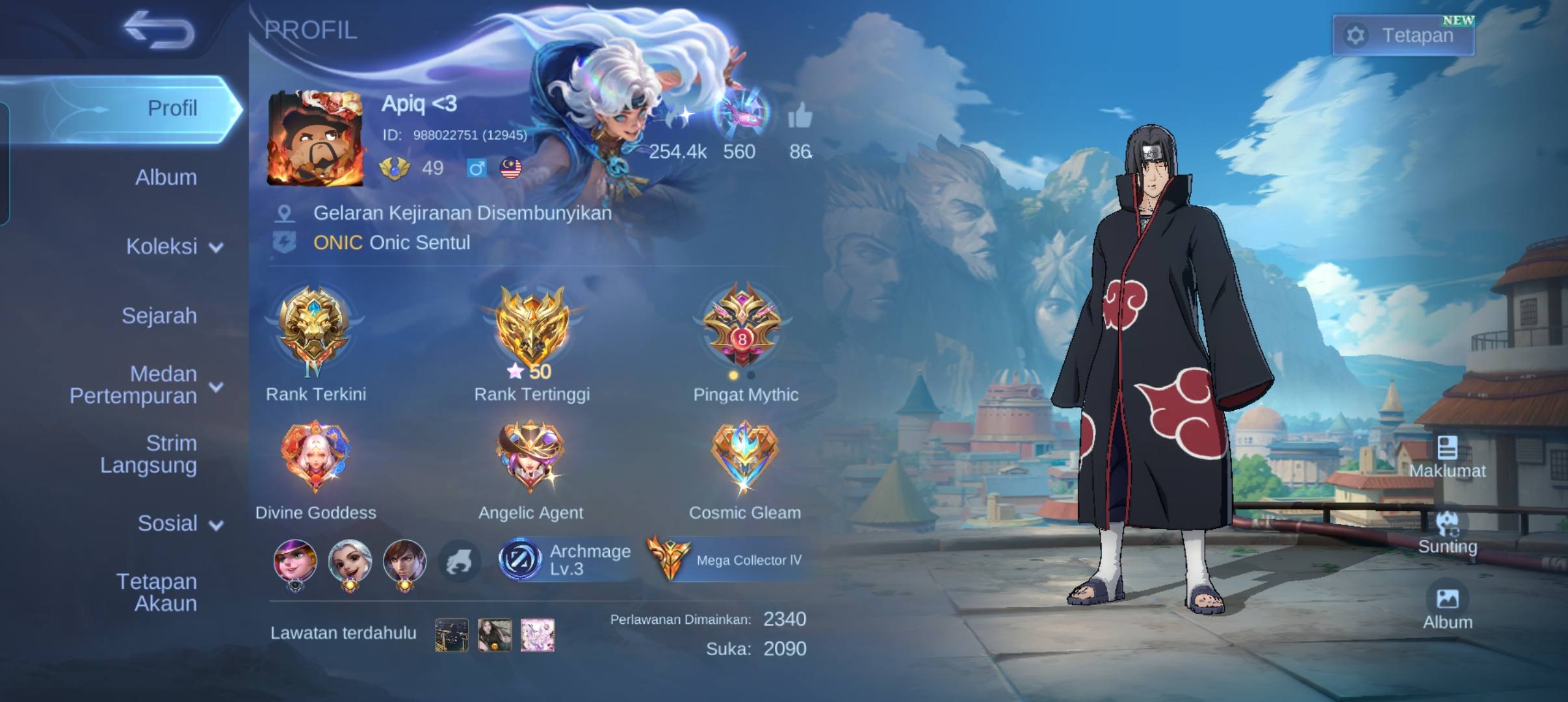 ACC ML FOR SELL (RM 620)