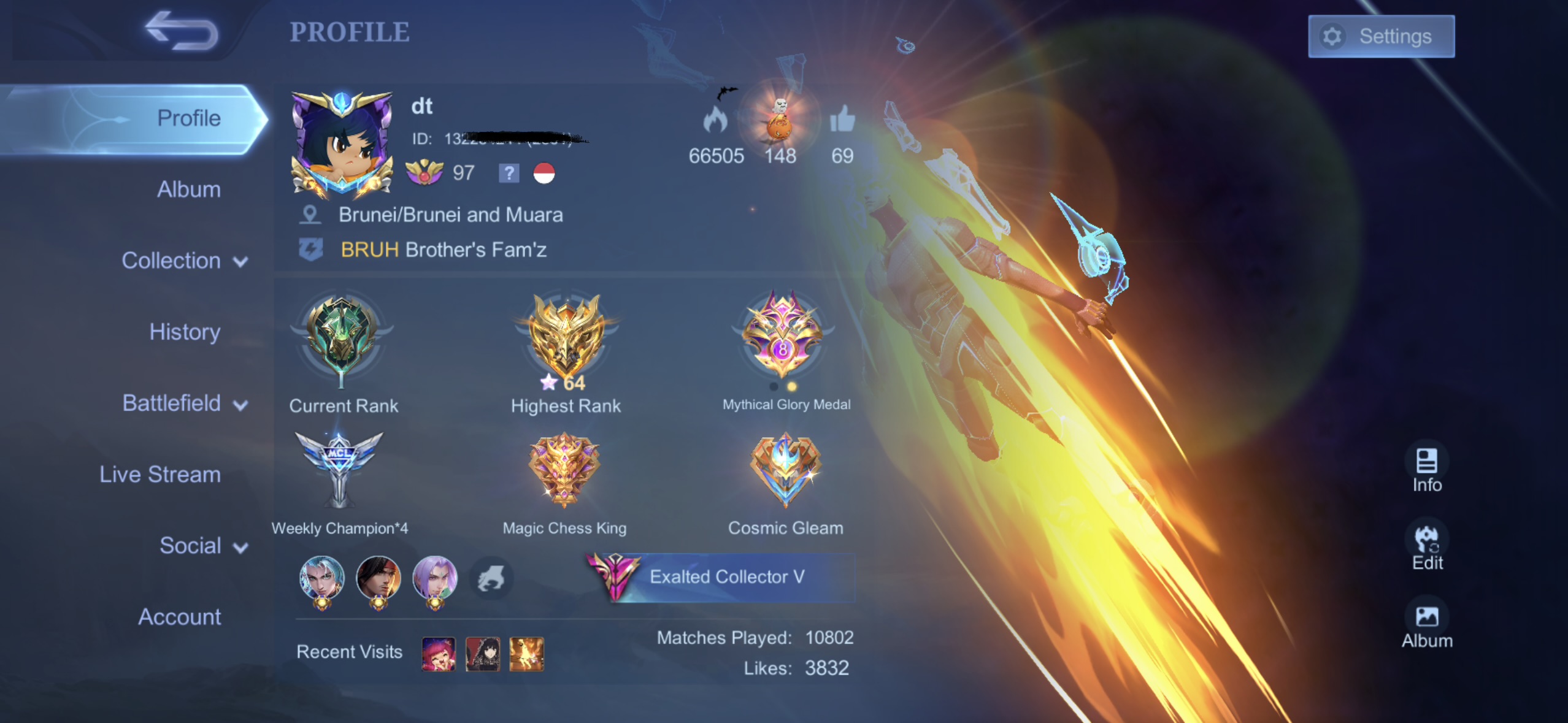 ex glory gs legend