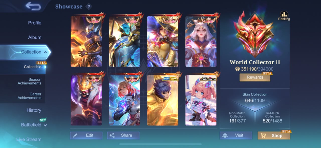 WORLD COLECCTOR ACCOUNT