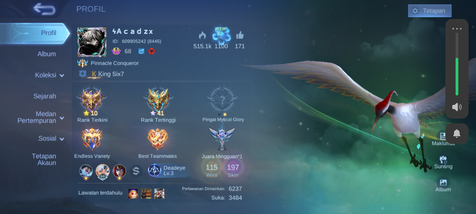 Mobile legend +skin200