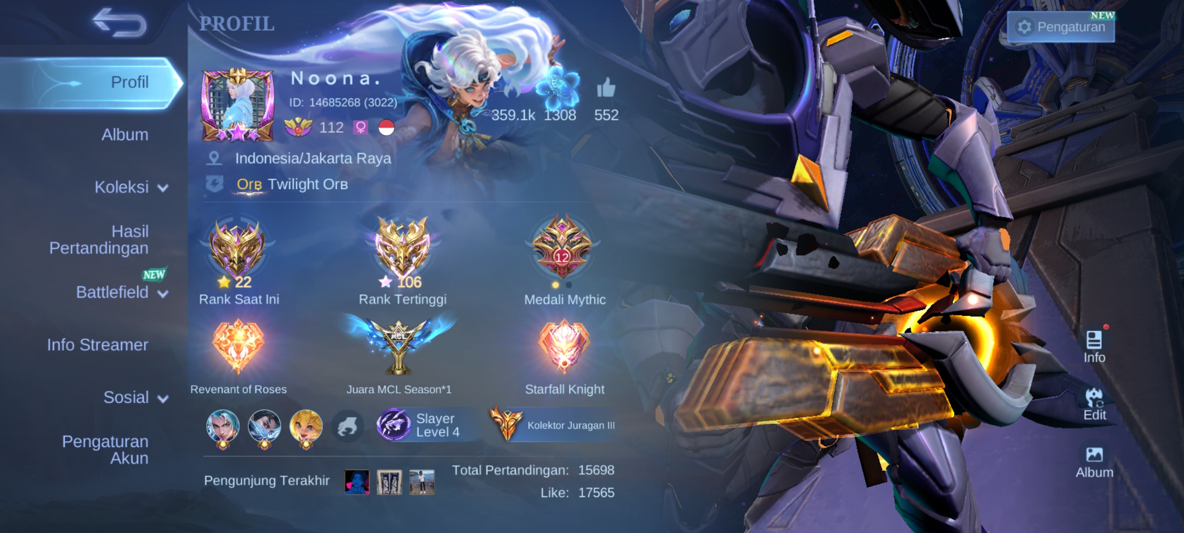 Akun mobile legends