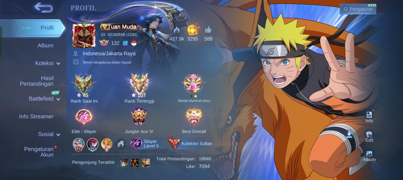 Mythical Glory,level 132
