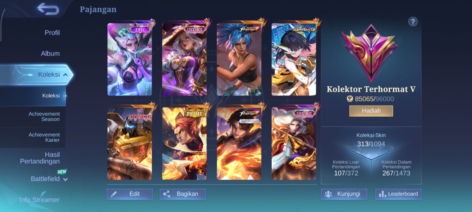 Kolektor terhormat 5 ex129