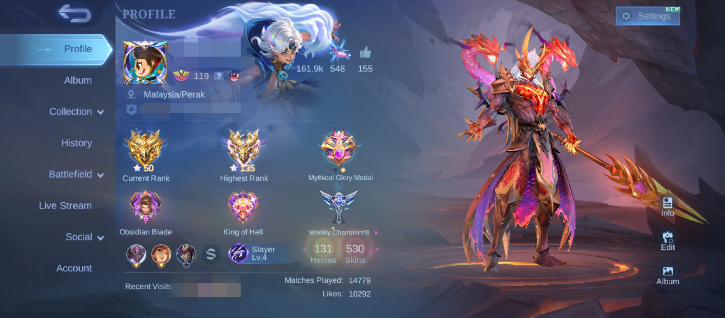 Mythic rank Mobile Legends