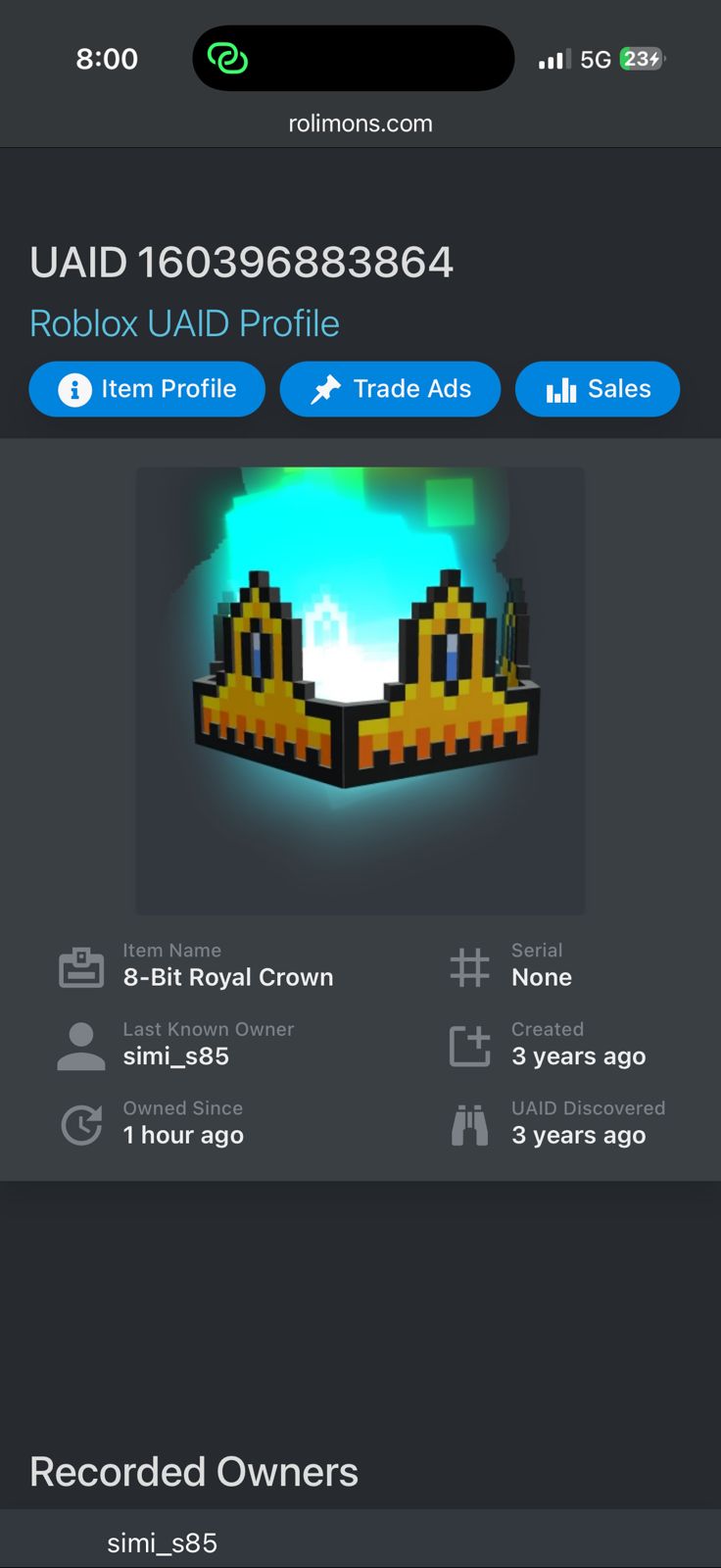 8bit royal crown