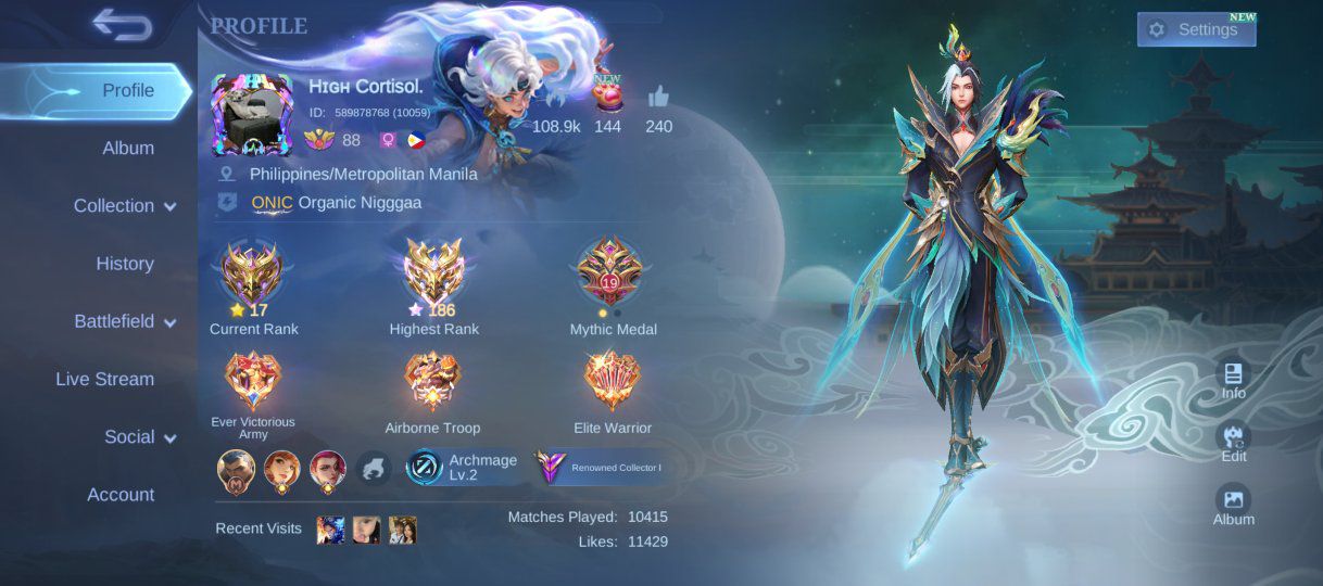 Mobile Legends ~ WTS/SWAP