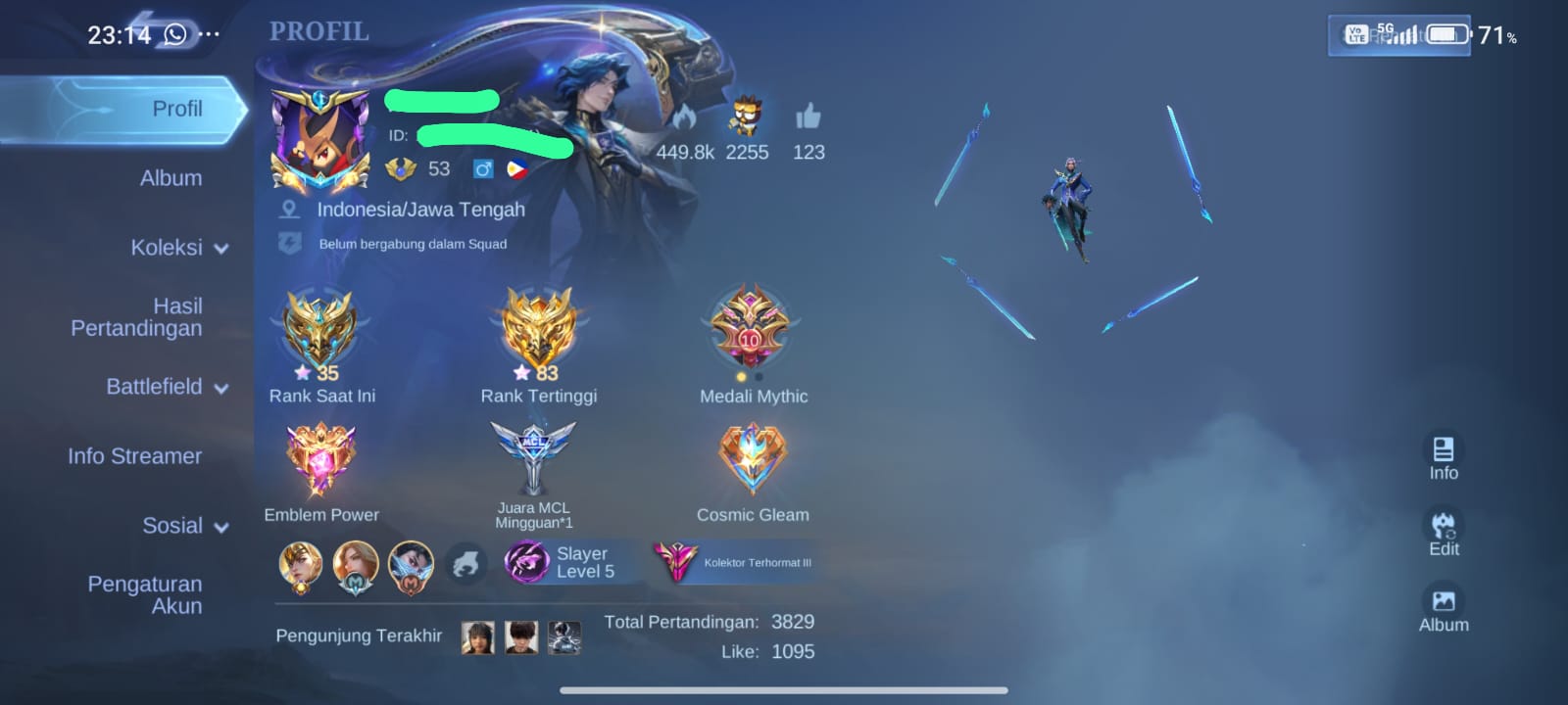 mythic 35 rank mobile legends